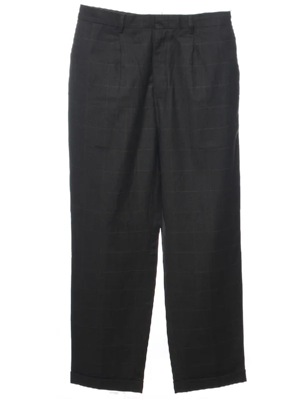 Soft Layers Nautica Checked Pattern Trousers - W34 L32