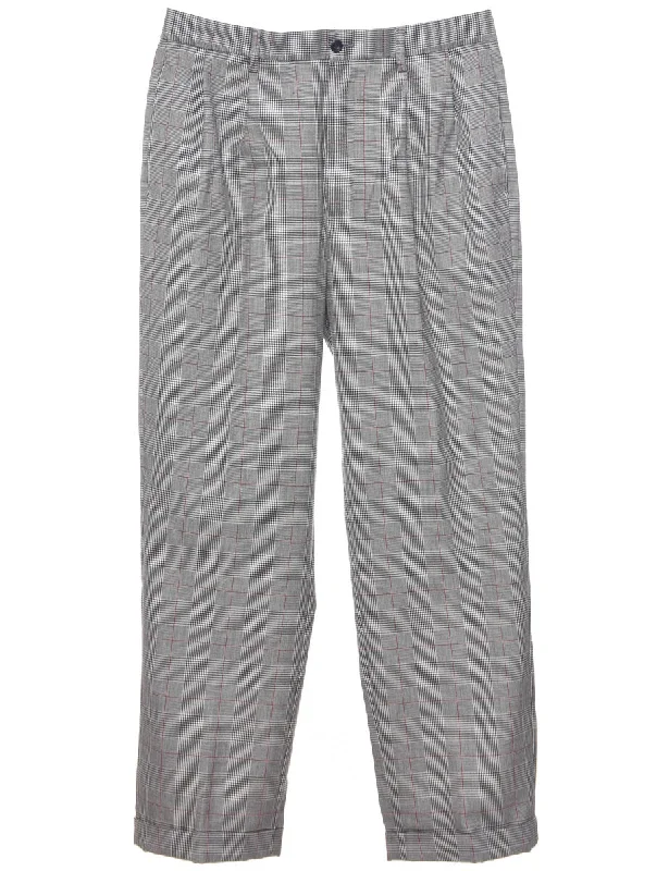Stylish Jackets Nautica Checked Pattern Trousers - W34 L34