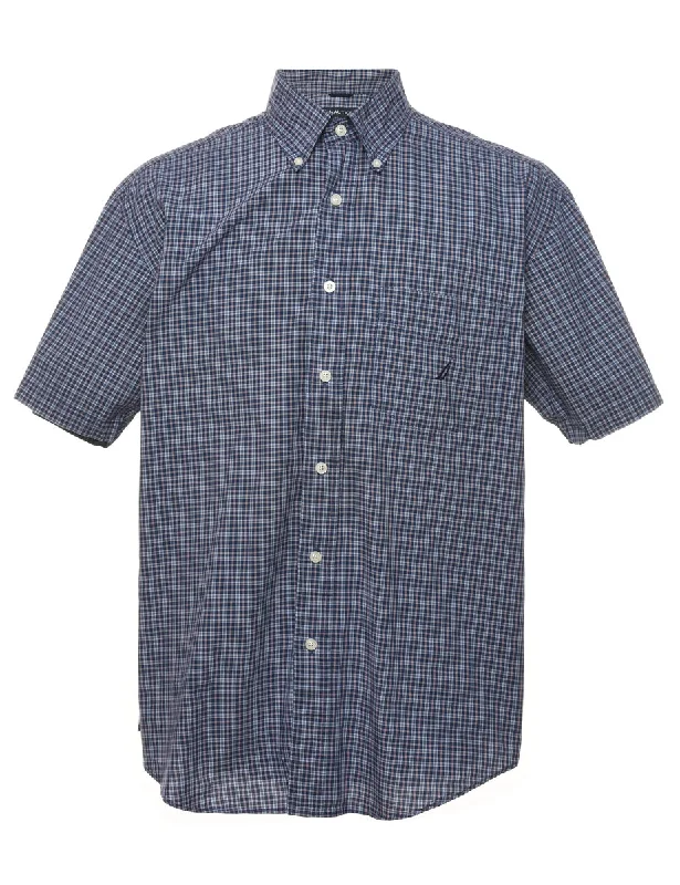 Versatile Outfits Nautica Checked Shirt - L