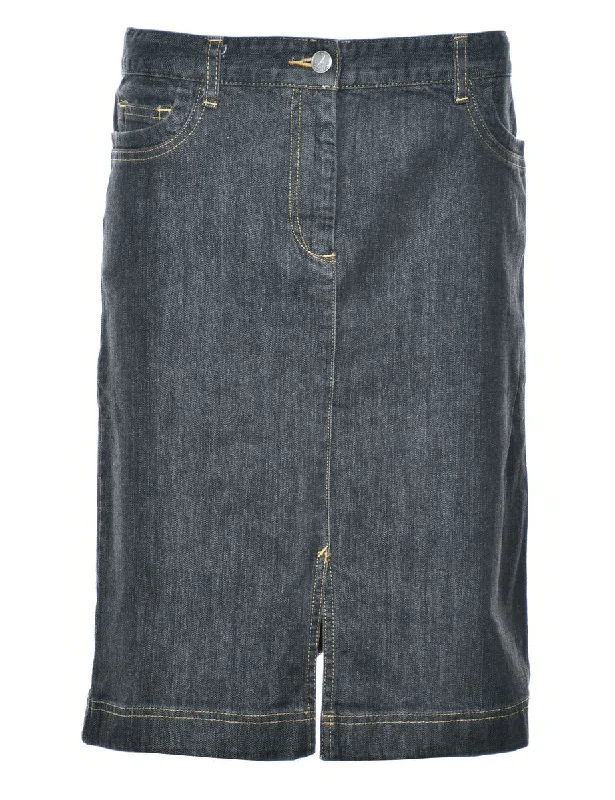 Relaxed Tops Nautica Dark Wash Denim Skirt - L