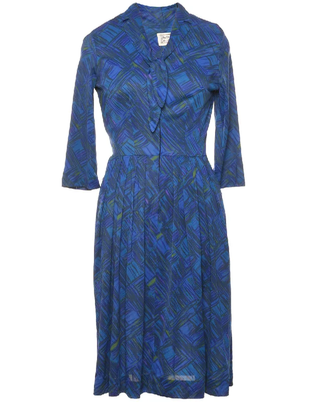 Autumn Selection Navy Dress - XL