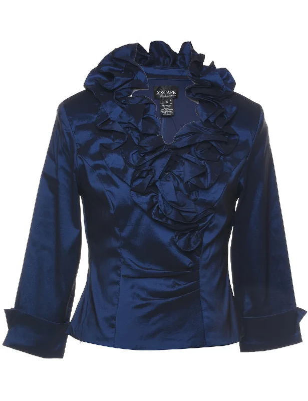 New Season Series Navy Evening Top - M