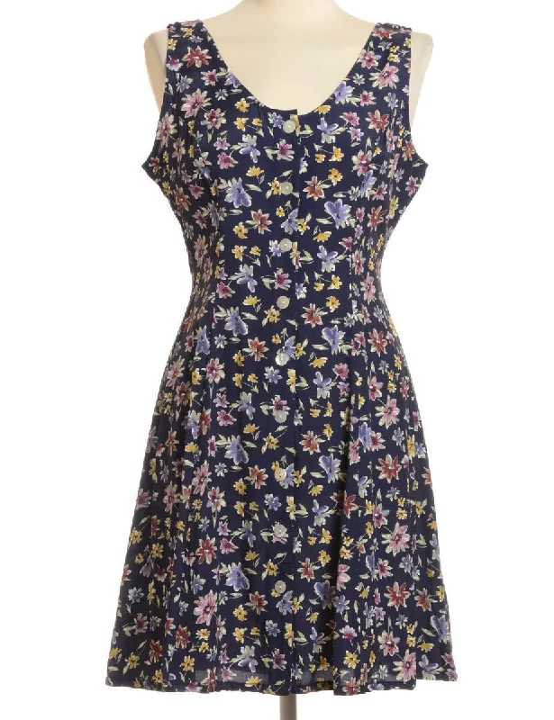 Soft Touch Navy Short Dress