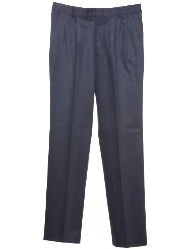 Everyday Outfits Navy Trousers - W31 L32
