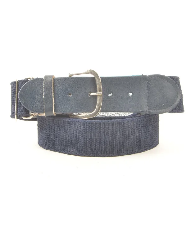 Easy-to-Wear Navy Waist Belt - L