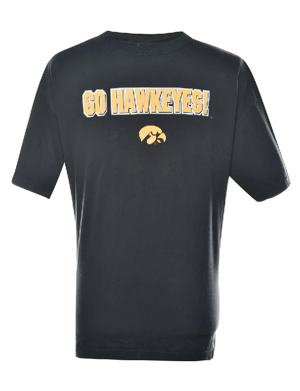 Casual Chic Looks NCAA Go Hawkeyes Sports T-shirt - XL