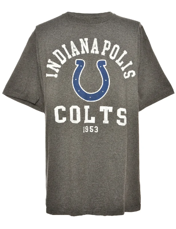 Elegant And Lazy NFL Indianapolis Colts Sports T-shirt - L