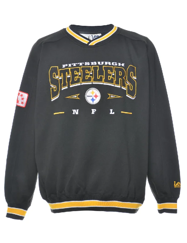 Nightclub Style NFL Pittsburgh  Steelers Printed Sweatshirt - L
