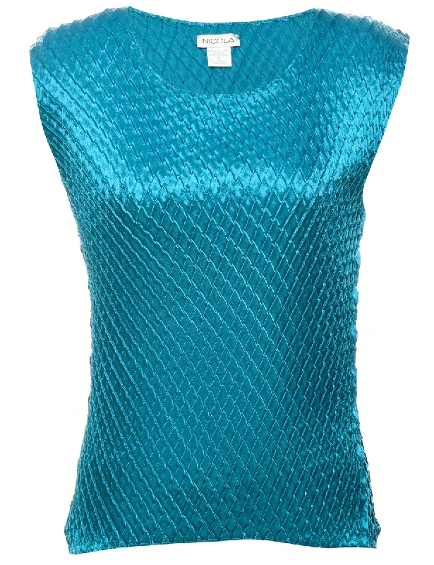 Simple Style Nicola Smocked Evening Top - M