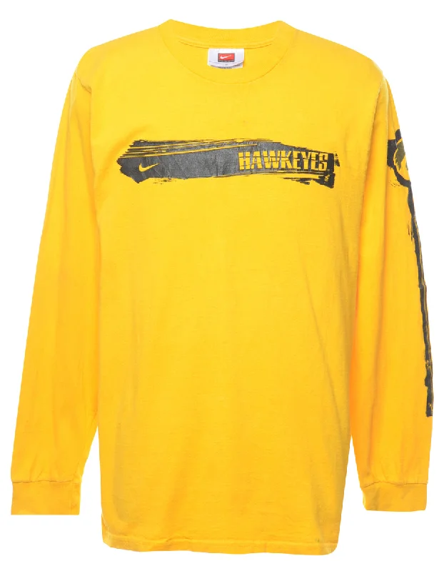 Lazy Home Nike Hawkeyes Printed Long-Sleeve T-shirt - S