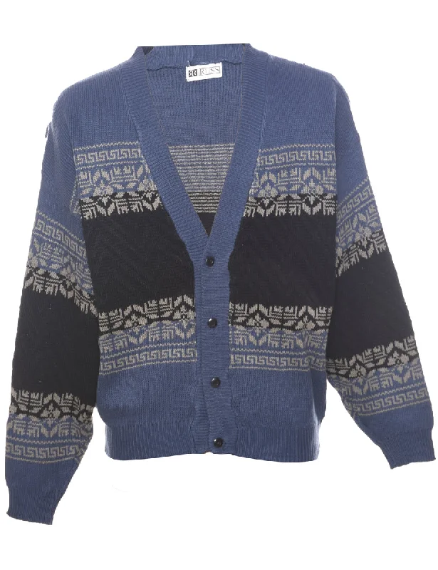 Stylish Comfort Nordic Cardigan - L