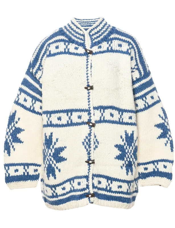 All-Day Comfort Nordic Cardigan - L