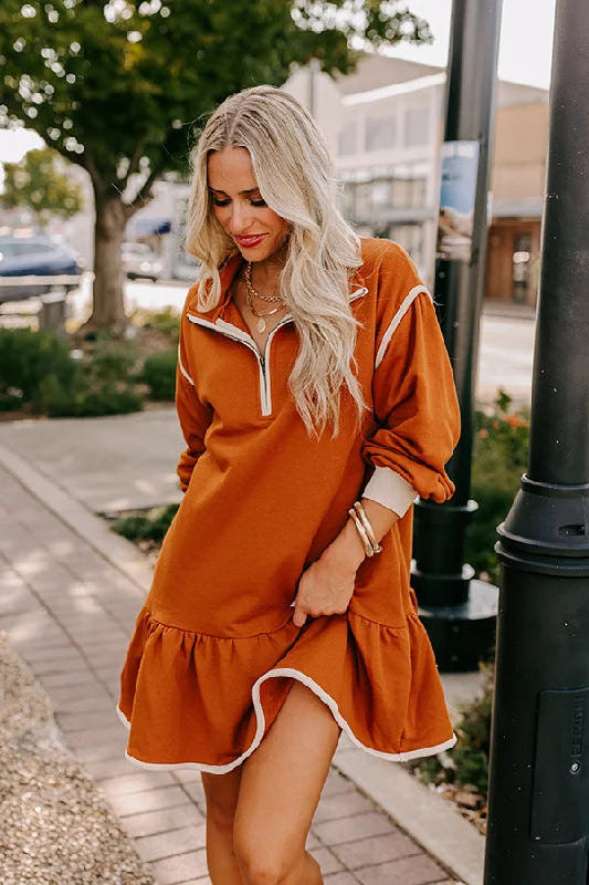 Soft Layers Pumpkin Patch Pretty Mini Dress