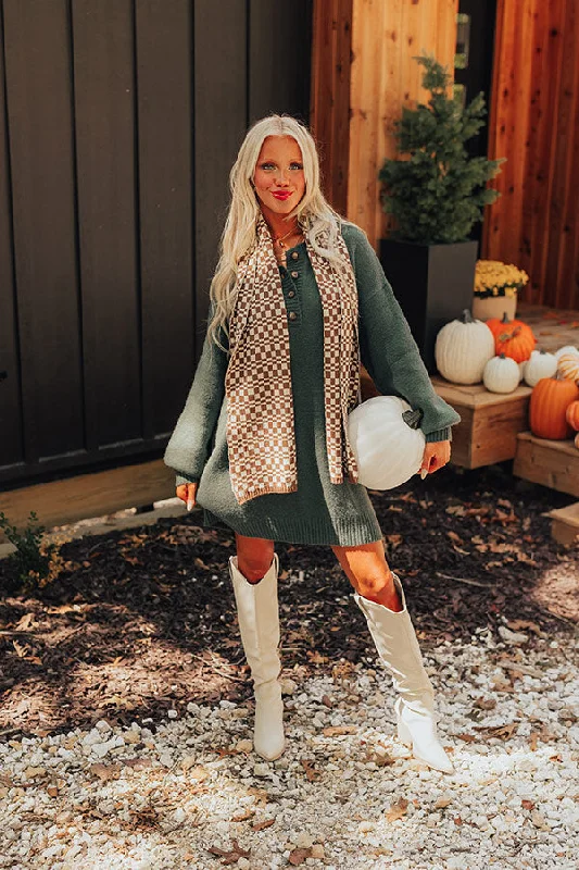 Body Design Pumpkin Spice Feels Knit Sweater Dress