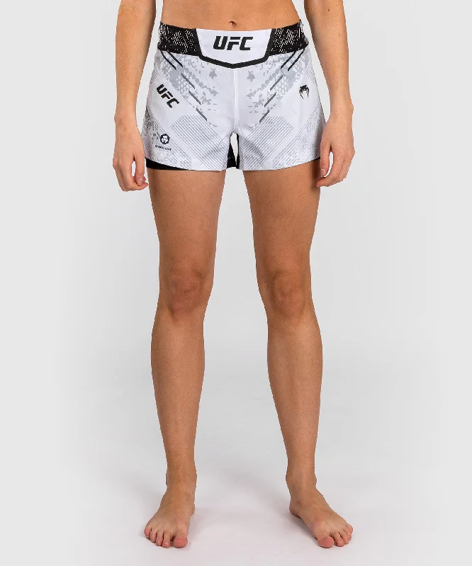 Comfortable Wear UFC Adrenaline by Venum Authentic Fight Night Women’s Fight Short - White